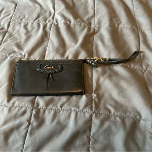 Black Coach Wristlet